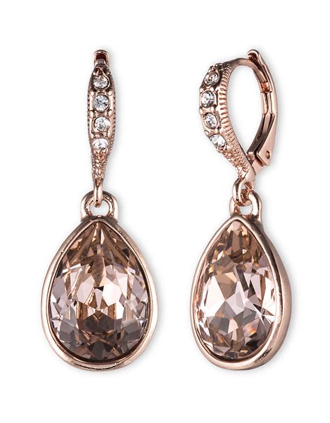 Givenchy rose gold earrings